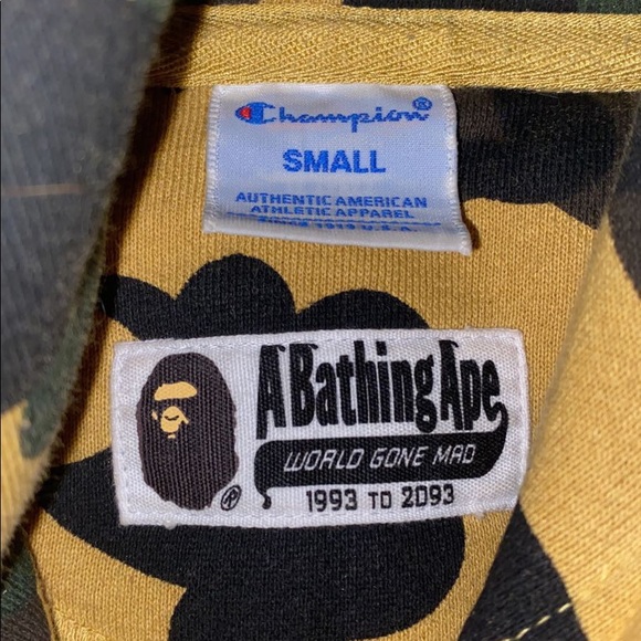Bape x champion hoodie - Picture 3 of 4